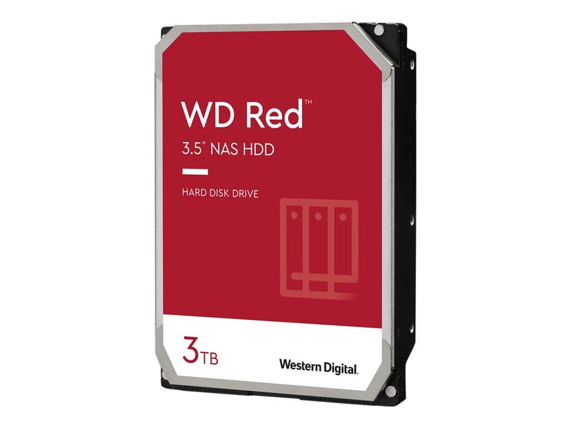 WD Red SOHO NAS 3Tt 3.5" 5400kierrosta/min Serial ATA-600