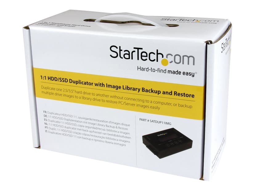 Startech .com Standalone 2.5 / 3.5" SATA Hard Drive Duplicator w/ Multi HDD / SSD Image Backup Library