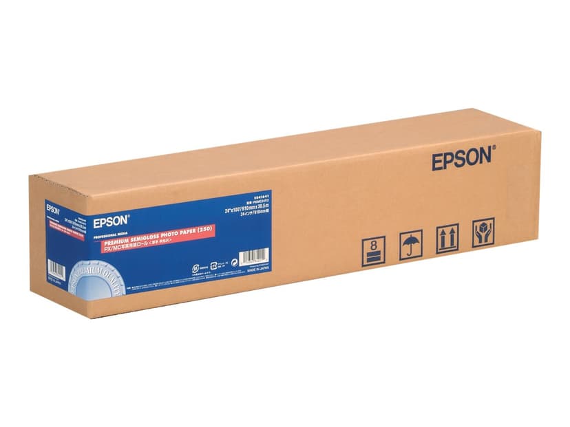 Epson Fotopapir Premium SemiGloss 610 mm 30 m (24") 250 g Rull