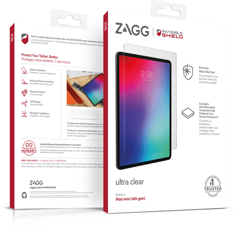 Zagg InvisibleShield Ultra Clear+ iPad Mini (6th gen)