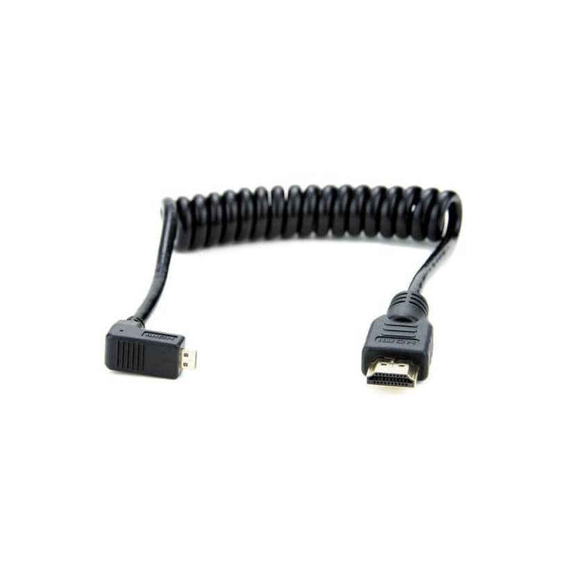Atomos Micro HDMI-Full HDMI -kaapeli 30–45 cm 0.45m HDMI-tyyppi D (mikro) HDMI-tyyppi A (vakio) Musta