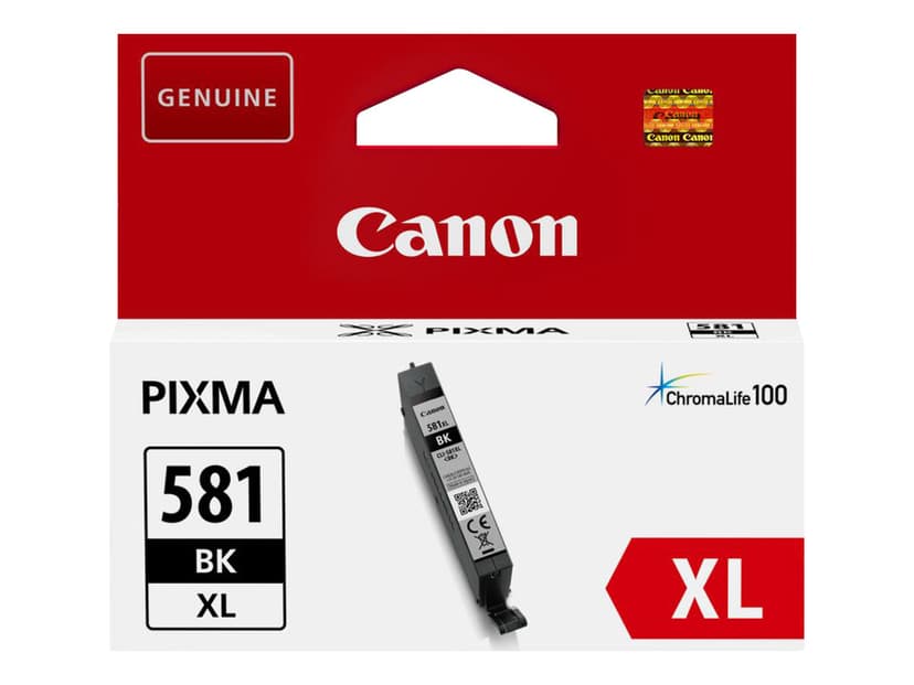 Canon Bläck Svart CLI-581BK XL - TS6150/8150