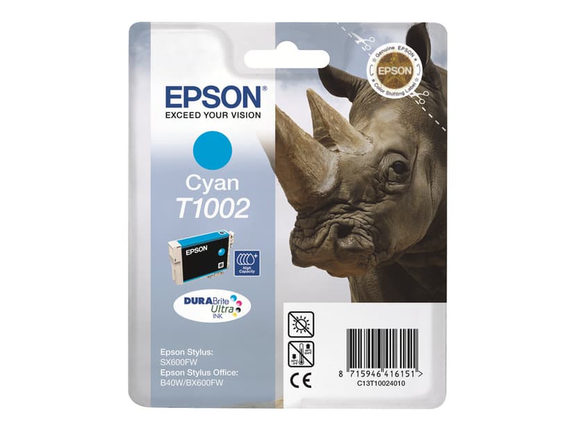 Epson Muste Syaani T1002 - BX600