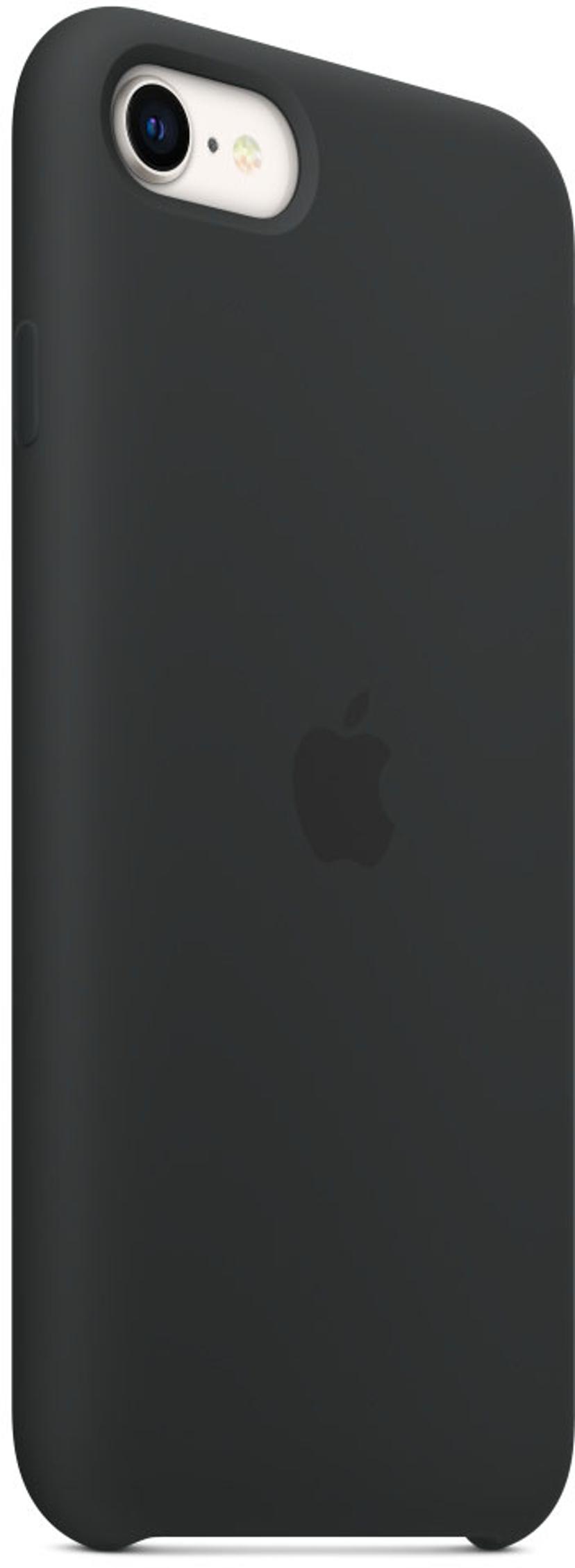 Apple Siliconen iPhone SE (2020), iPhone SE Nachtzwart (MN6E3ZM/A) | Dustin.nl