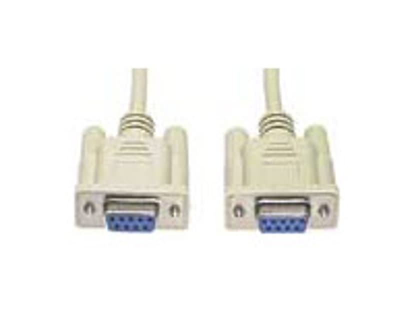 Deltaco Nollmodem DB9 Female- DB9 Female 2m 9 pin D-Sub (DB-9) Hona 9 pin D-Sub (DB-9) Hona