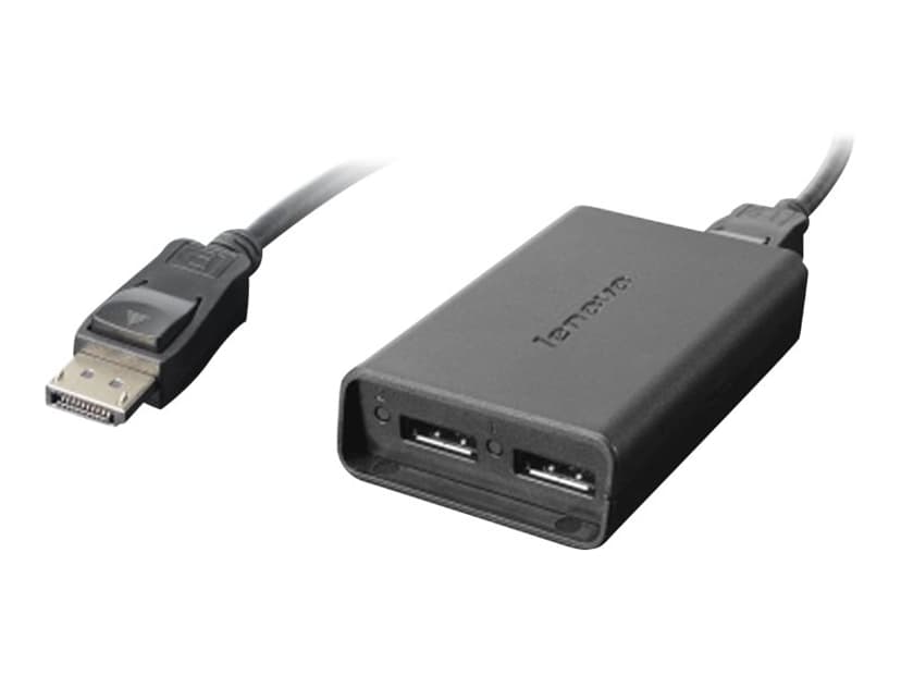 Lenovo DisplayPort-sovitin USB A USB A Musta