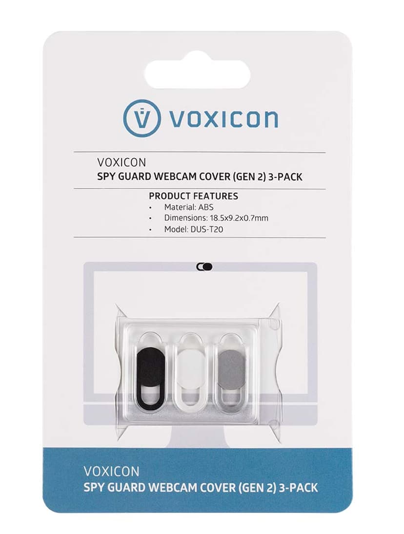 Voxicon Spy Guard Webcam Cover (Gen 2) 3-Pack