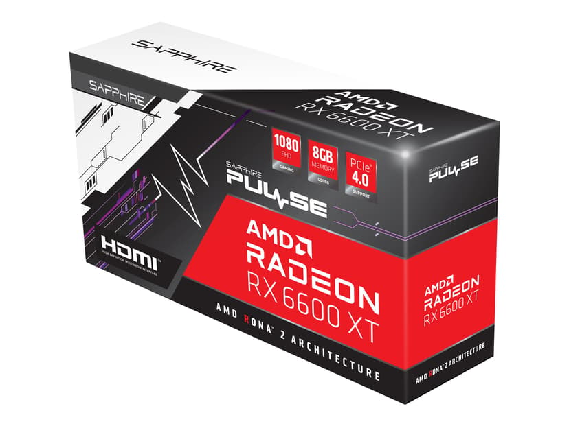 Sapphire Radeon RX 6600 XT Pulse 8GB Näytönohjain