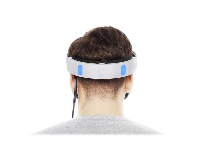 Sony Playstation VR Bundle Ink. Kamera + VR Worlds Musta, Valkoinen