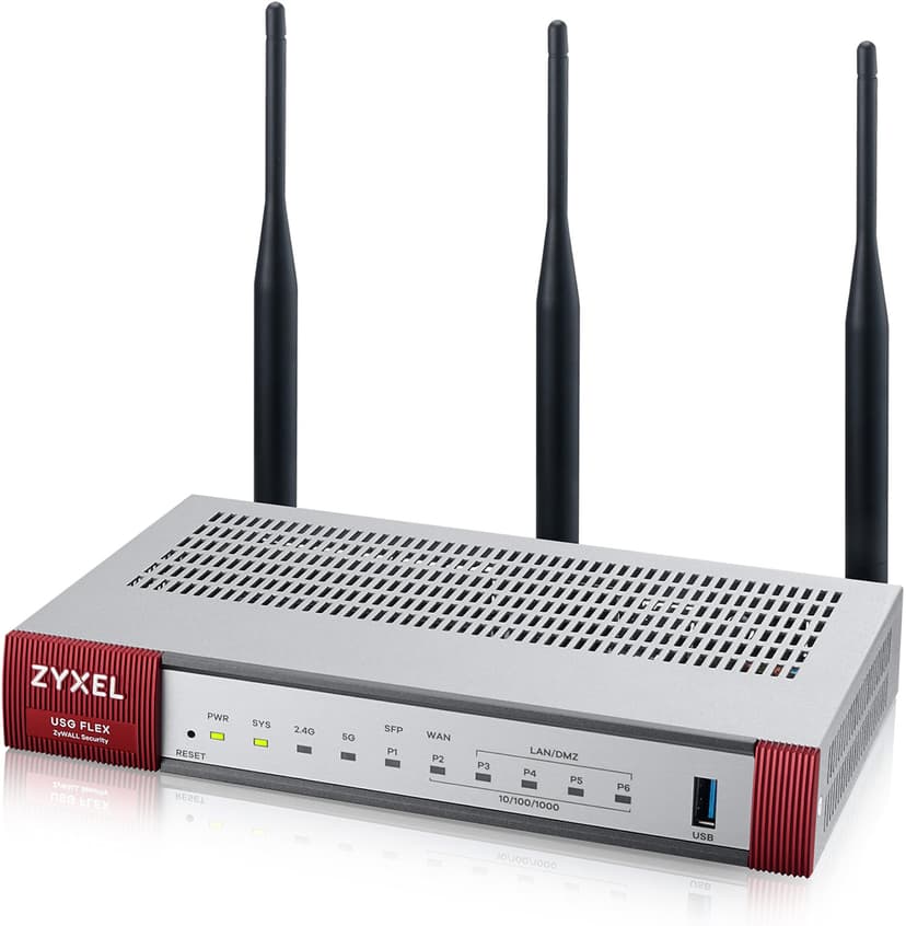 Zyxel Nebula USG Flex 100W Trådlös VPN Router (med 1 år UTM-licens)