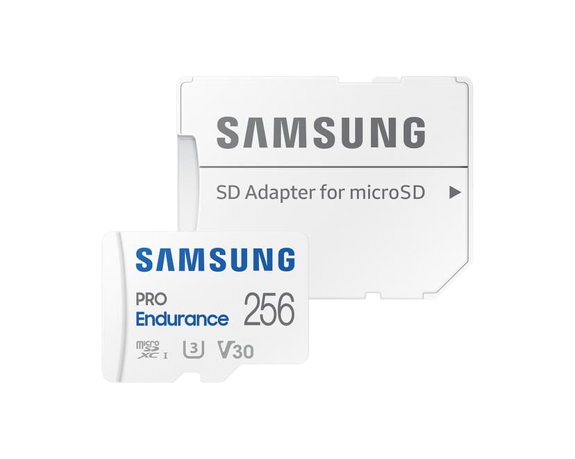 Samsung Pro Endurance Microsdxc 256Gb W/sd-adapter 256GB