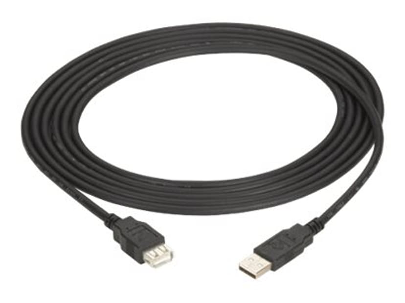 Black Box USB Passive Extension Cable 0.9m USB A USB A Musta