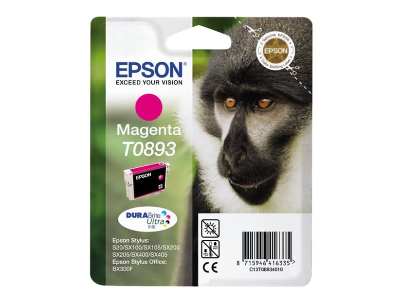 Epson Muste Magenta T0893 - SX100/SX105