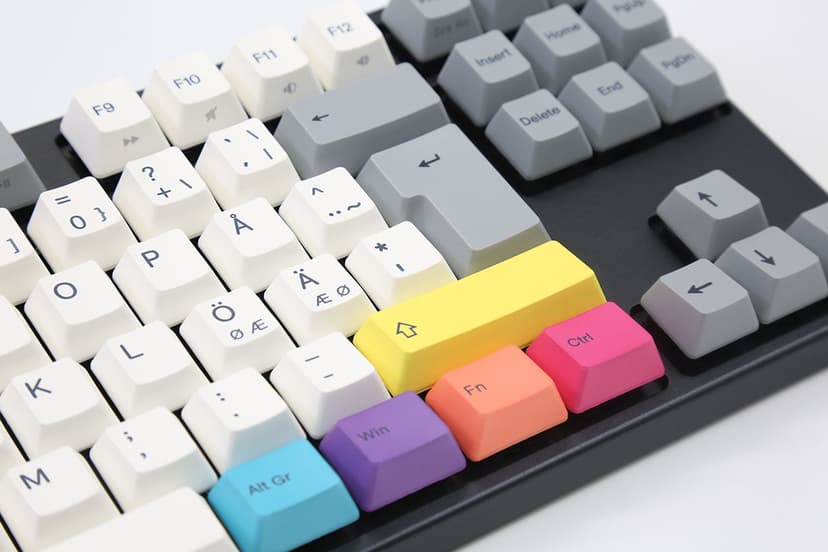 Varmilo VEM88 CMYK V2 EC Ivy Kabelansluten Nordisk Tangentbord