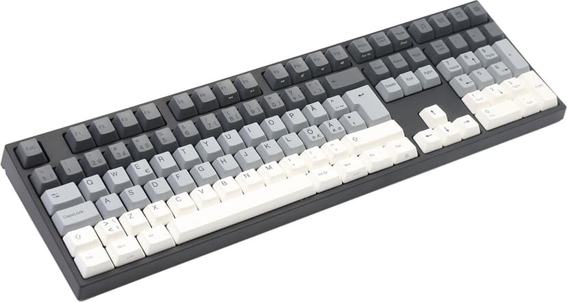 Varmilo VEA109 Yakumo V2  MX Red Langallinen, USB Pohjoismaat Harmaa, Valkoinen Näppäimistö