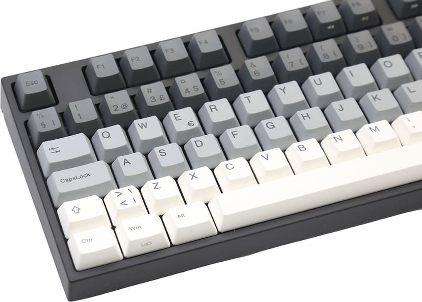 Varmilo VEA109 Yakumo V2  MX Red Langallinen, USB Pohjoismaat Harmaa, Valkoinen Näppäimistö