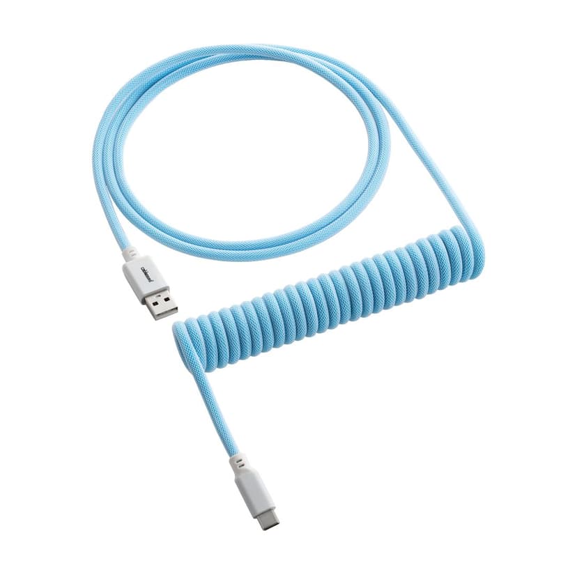 CableMod Classic Coiled Cable - Blueberry Cheesecake 1.5m USB A USB C Sininen