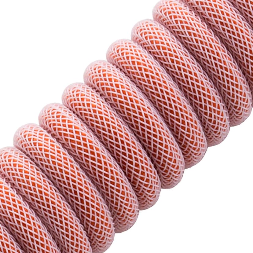 CableMod Classic Coiled Cable - Orangesicle 1.5m USB A USB C