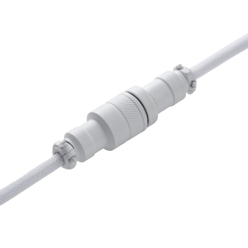 CableMod Pro Coiled Cable - Glacier White 1.5m USB A USB C