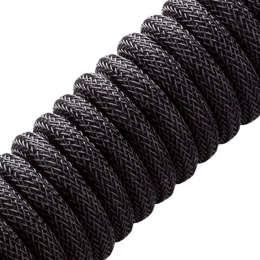 CableMod Pro Coiled Cable - Midnight Black 1.5m USB-C