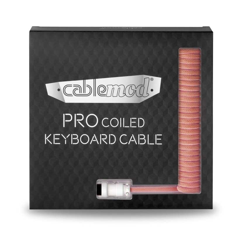 CableMod Pro Coiled Cable - Orangesicle 1.5m USB-C