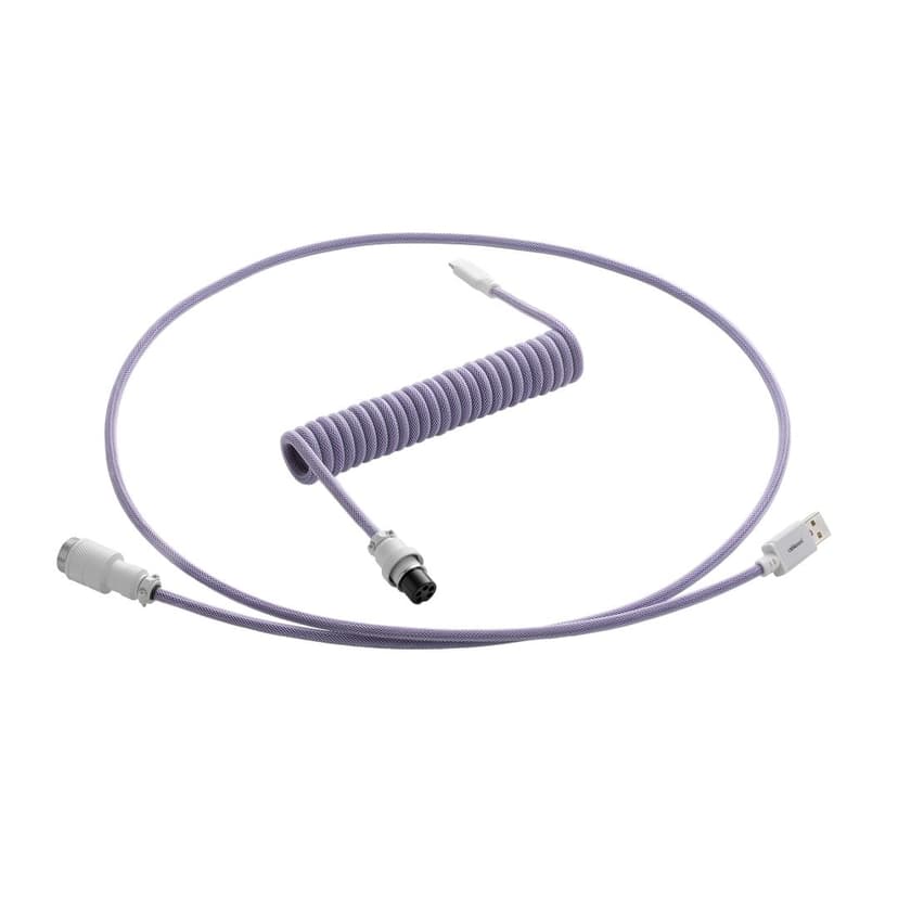 CableMod Pro Coiled Cable - Rum Raisin 1.5m USB A USB C