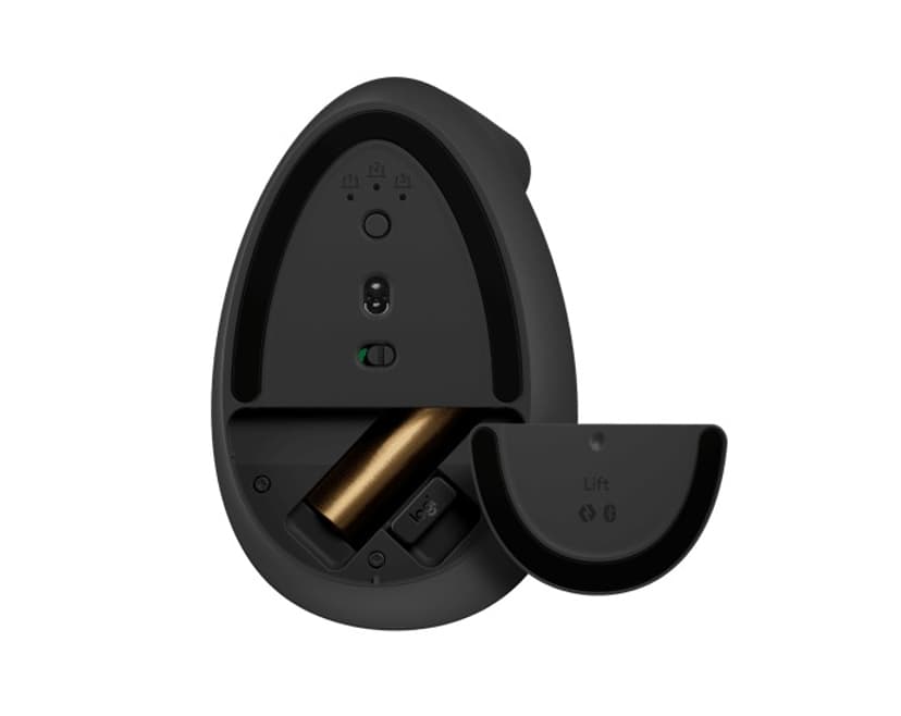 Logitech Lift for Business Trådløs 4000dpi Vertikal mus Svart