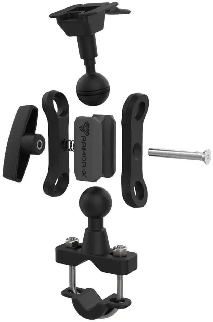 ARMOR-X Heavy-duty U-bolt Bar Mount One-lock For Tablet