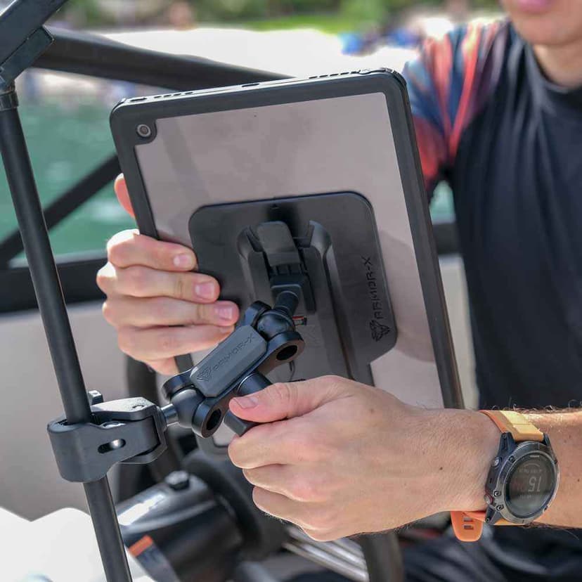 ARMOR-X Heavy-Duty Quick Release Bar Mount ONE-LOCK For Tablet
