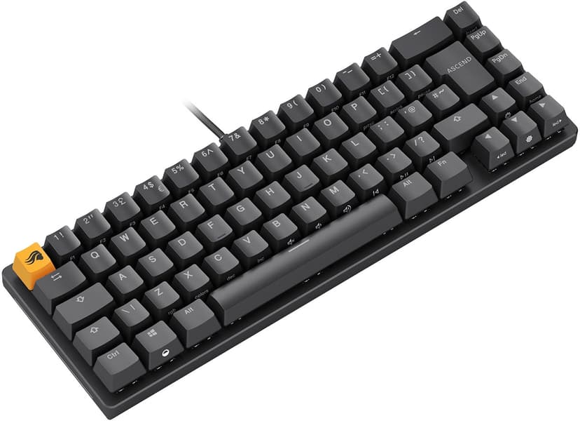 Glorious GMMK2 65% Pre-Built Fox Linear Kabelansluten Nordisk Tangentbord