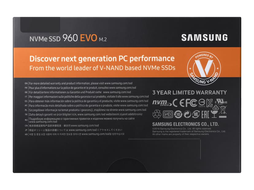Samsung 960 EVO MZ V6E250BW Demo 250GB MZ V6E250BW Dustin