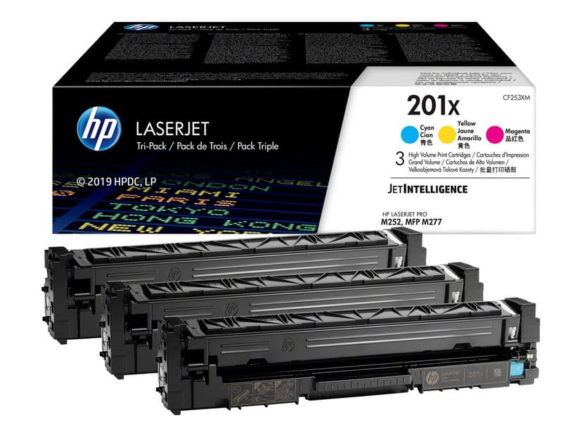 HP Toner Kit (Cyan/Magenta/Yellow) 201X