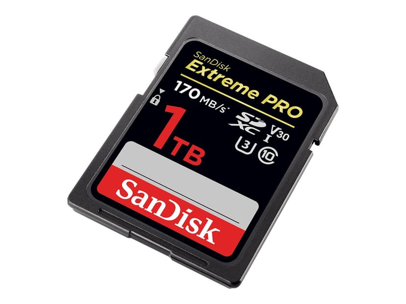 SanDisk Extreme Pro 1,000GB SDXC UHS-I minneskort