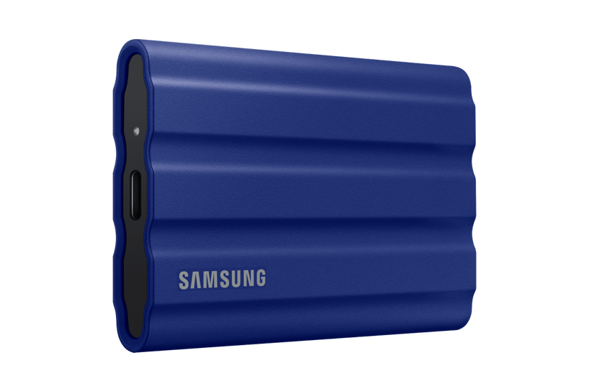 Samsung T7 Shield 2TB Rugged Portable SSD USB Type-C Sininen