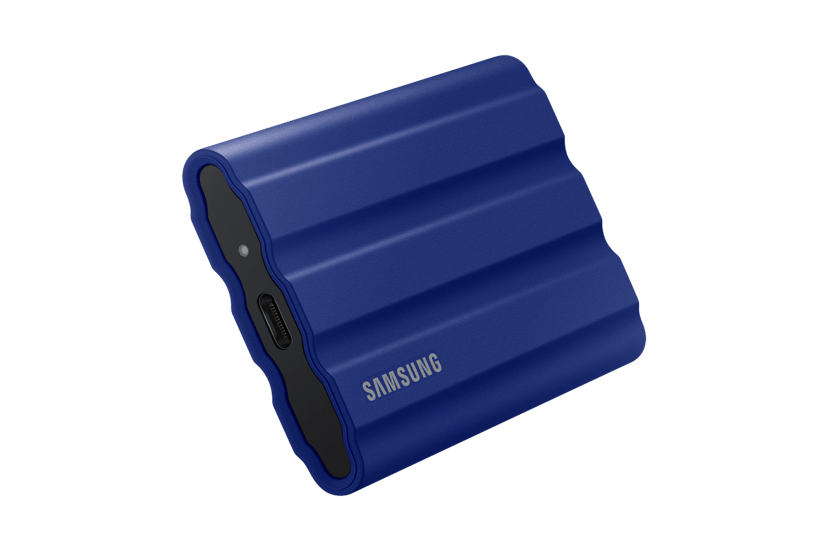 Samsung T7 Shield 2TB Rugged Portable SSD USB Type-C Sininen