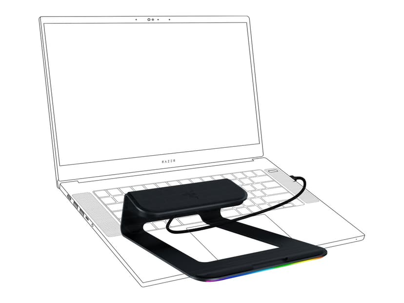 Razer Laptop Stand Chroma V2 USB 3.2 Gen 1 (3.1 Gen 1) Type-C