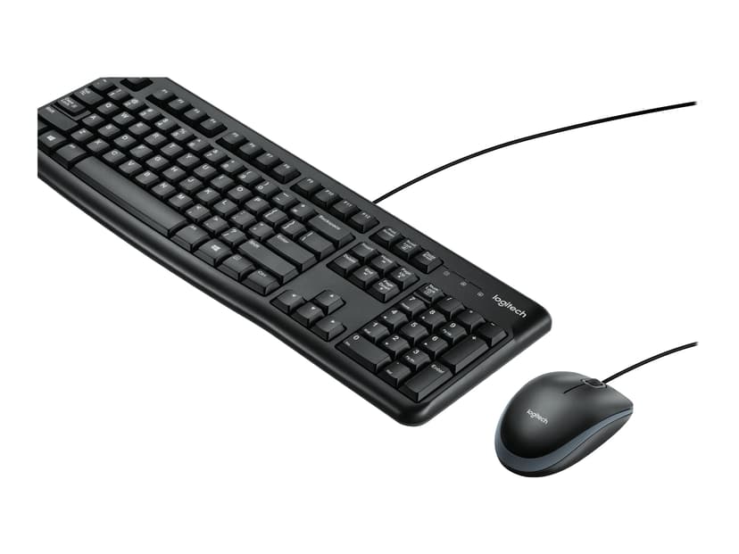 Logitech Desktop MK120 UK International Sats med tangentbord och mus