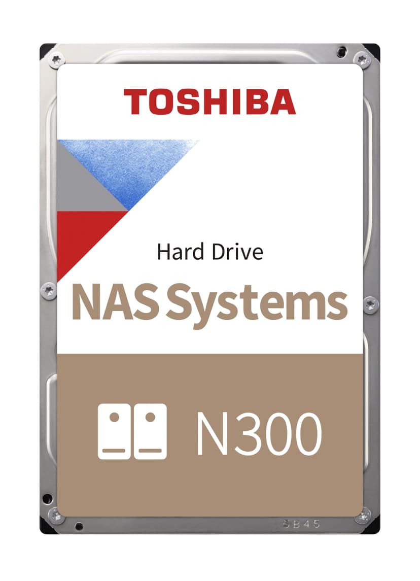 Toshiba N300 18TB BULK 3.5" 7200r/min SATA 6.0 Gbit/s Kiintolevy