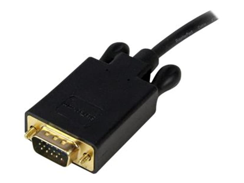 Startech 3 ft DisplayPort to VGA Adapter Cable DP to VGA Black 0.91m DisplayPort VGA (D-Sub) Musta
