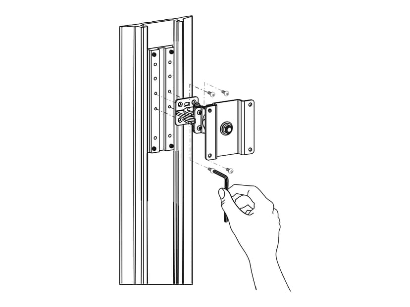 Ergotron Wall track mounting kit for arm/pivot