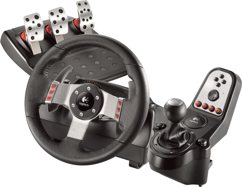 At øge undgå Danmark Logitech G27 Racing Wheel Sort (941-000092) | Dustin.dk