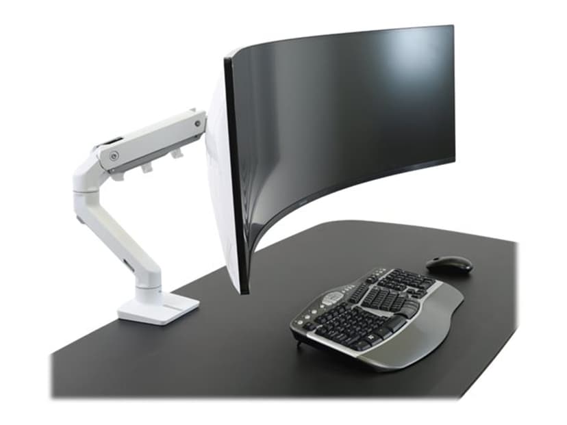 Ergotron HX Desk Monitor Arm kääntötoiminnolla, valkoinen