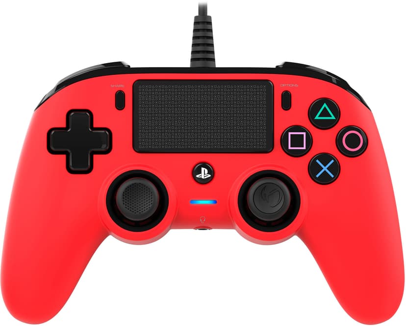 Nacon Wired Compact Controller Ps4 - Red