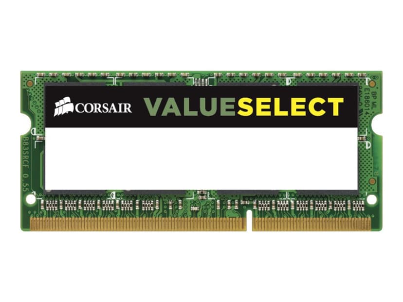 Corsair Value Select 4GB 1,600MHz DDR3L SDRAM SO DIMM 204-pin