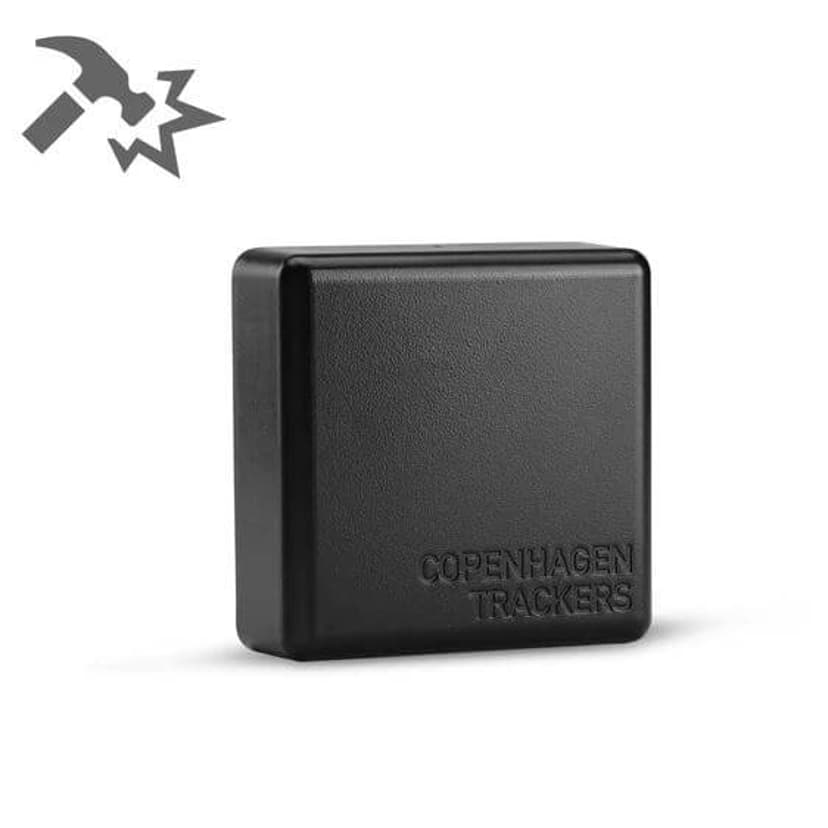 COPENHAGEN TRACKERS Cobblestone GPS Universal Shockproof Tracker, musta