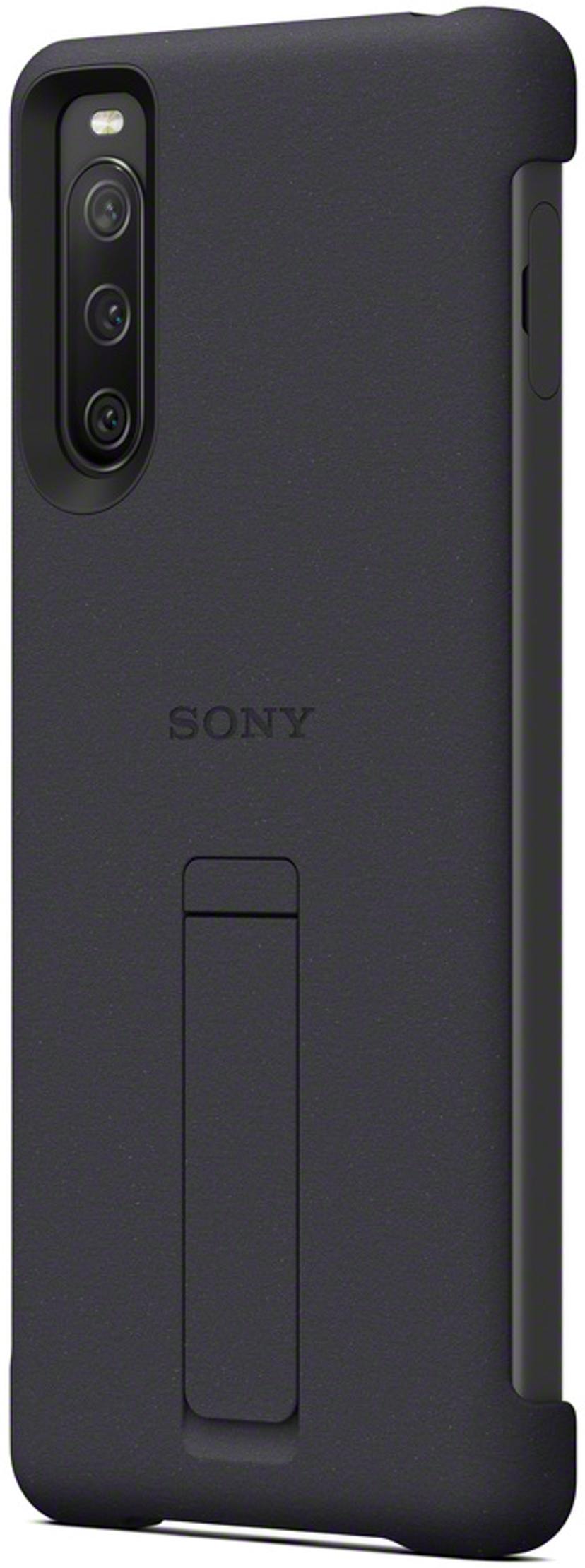 Sony Stand Back Cover Sony Xperia 10 IV Musta