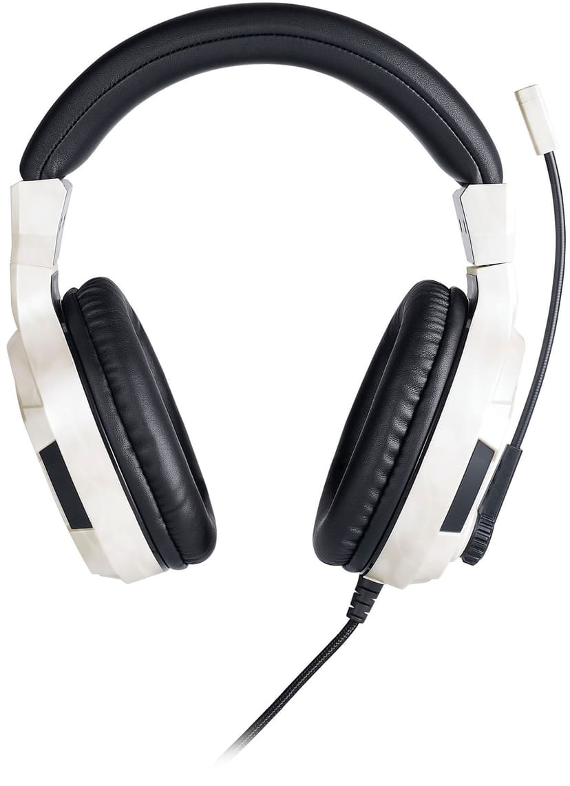 Big Ben BIG BEN PS4OFHEADSETV3WHITE kuulokkeet ja kuulokemikrofoni Langallinen Pääpanta Pelaaminen Musta, Valkoinen Musta, Valkoinen