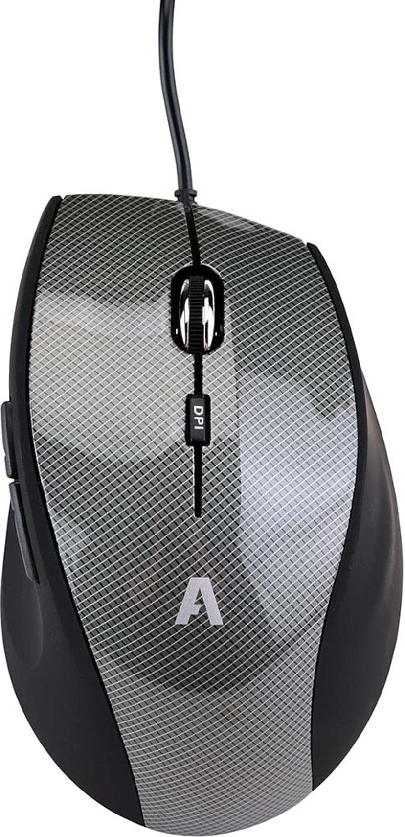 Acutek Acutek Wired Optical Mouse M36wb Kabelansluten 1600dpi Mus Svart
