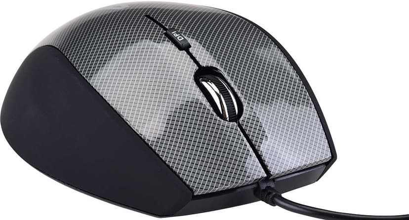 Acutek Wired Optical Mouse M36wb Met bekabeling 1,600dpi Muis Zwart