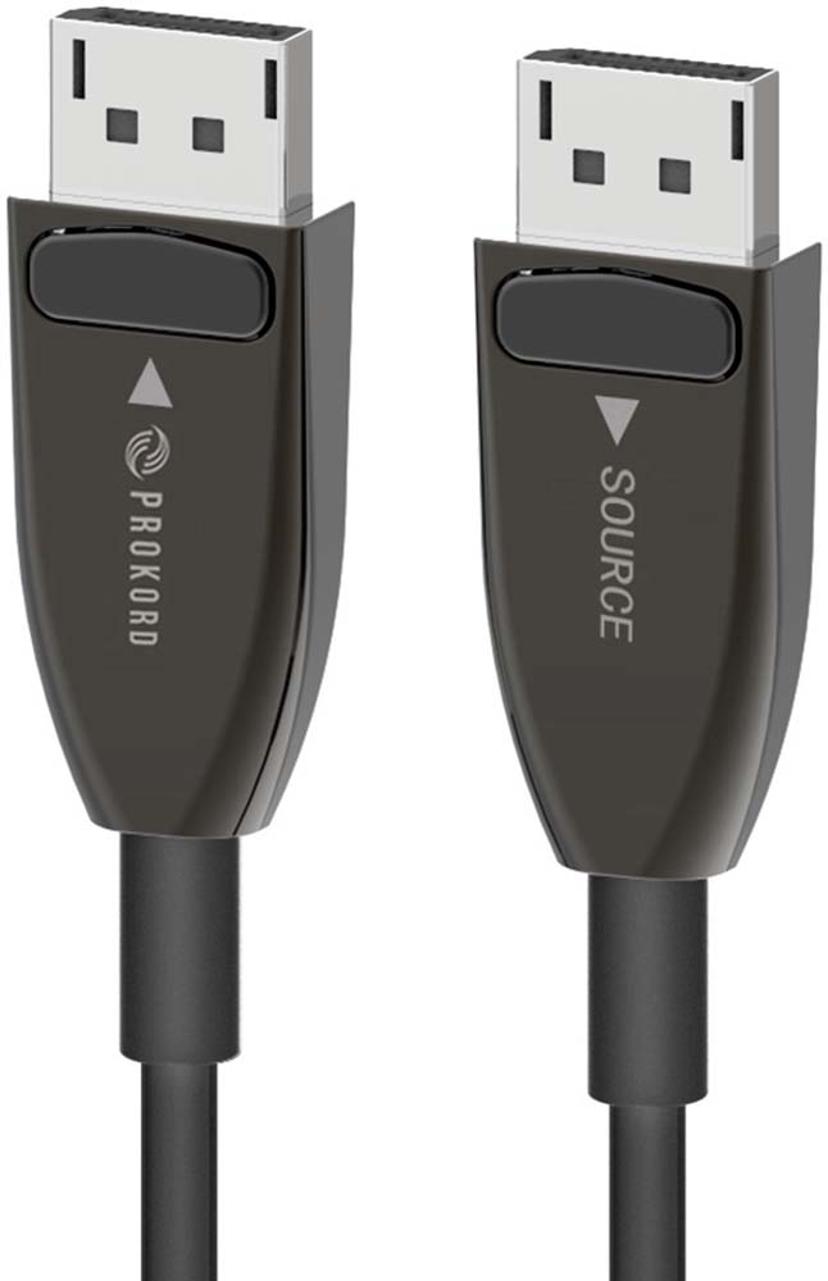 Prokord Cable DP - DP Active Optical Cable (AOC) 8K 20.0M Black 20m DisplayPort DisplayPort Musta